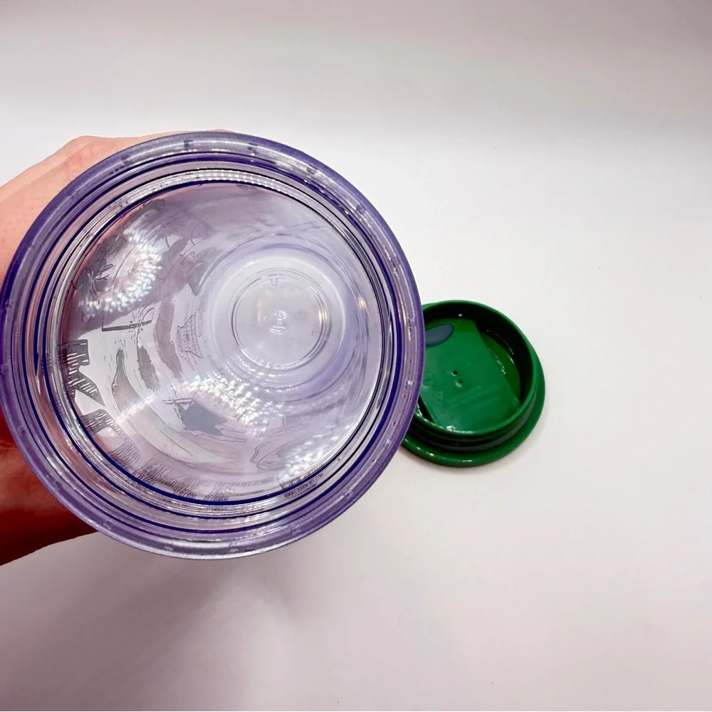 Retired Starbucks Korea Green Plastic Been There Series Travel To Go Tumbler